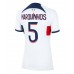 Paris Saint-Germain Marquinhos #5 Replika Borta matchkläder Dam 2023-24 Korta ärmar